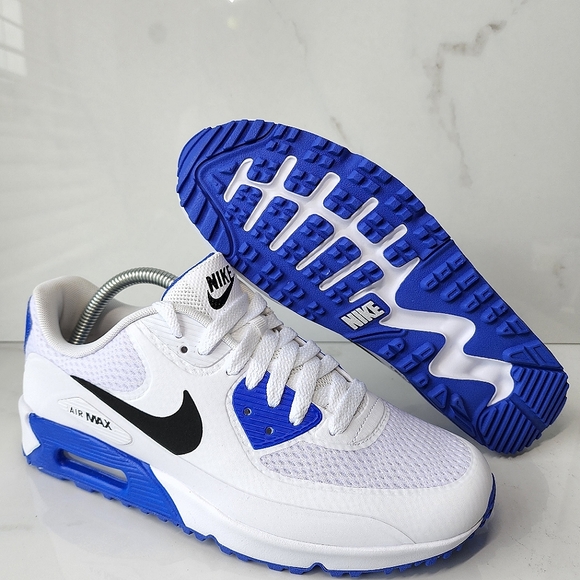 Nike Air Max 90 G Golf Shoes White Blue